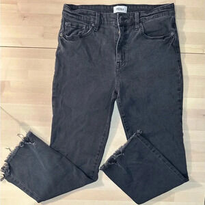 Pistola cropped black jeans. Size 29.
